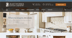 Desktop Screenshot of craftworkscustomcabinetry.com